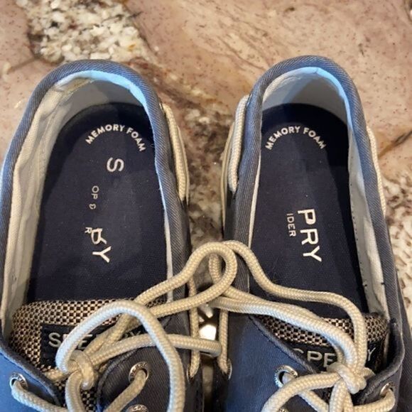 𝅺Sperry  top siders loafers navy‎ blue - Picture 6 of 7